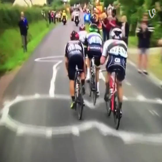 Une grosse bite sur le Tour de France 2016